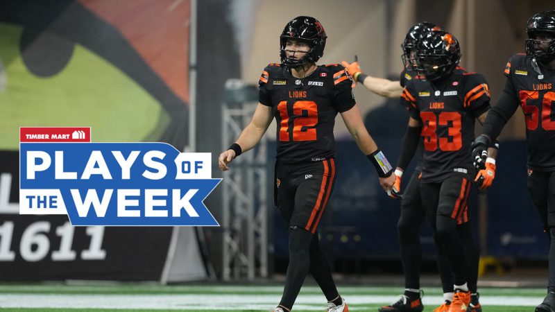CFL Plays of the Week – Week 20, 2025