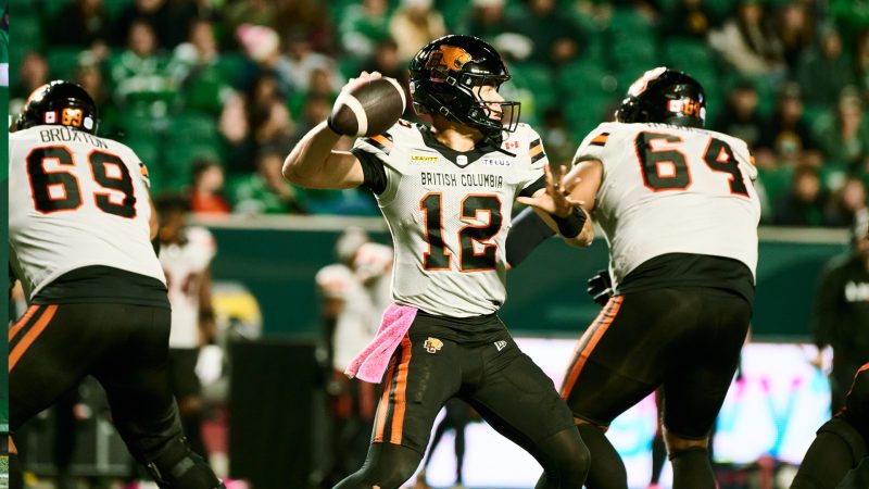 Recap: BC 27, Saskatchewan 21